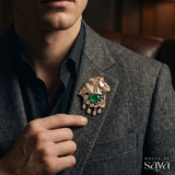 Royal Stallion Brooch