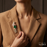Paradise Parrot Brooch