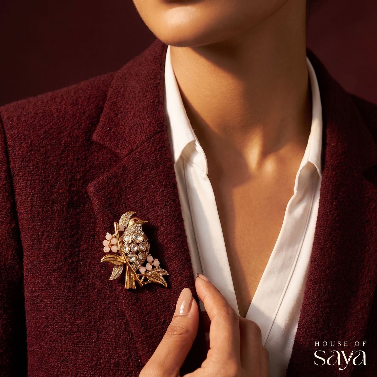 Gulrukh Magnetic Brooch
