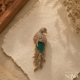 Paradise Parrot Brooch