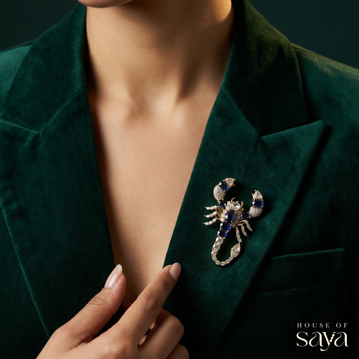 Scorpion Brooch