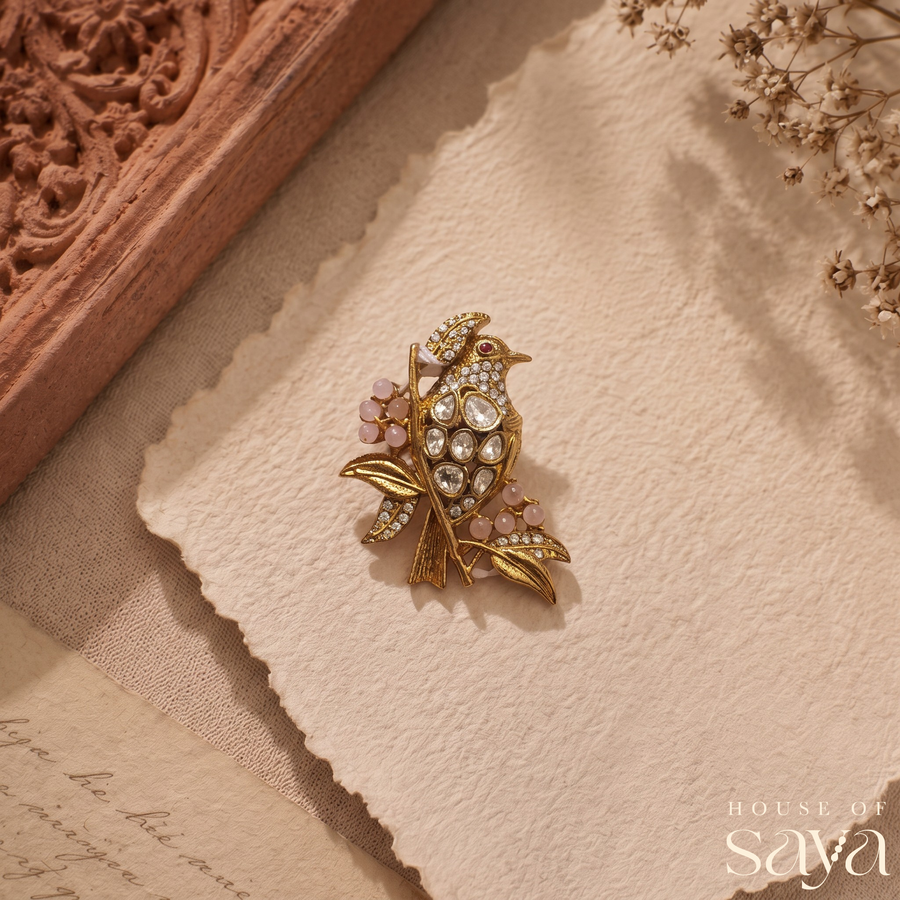 Gulrukh Magnetic Brooch