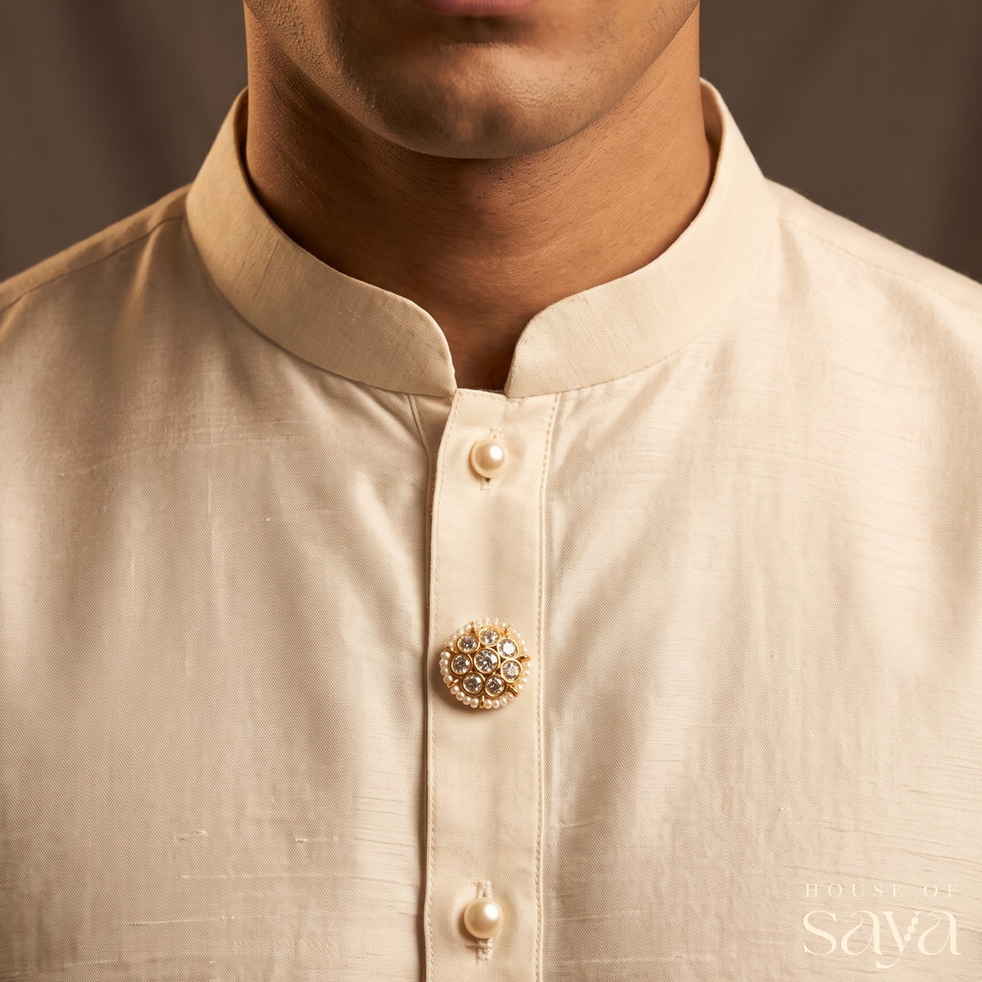 Noor Mahal Button Cover