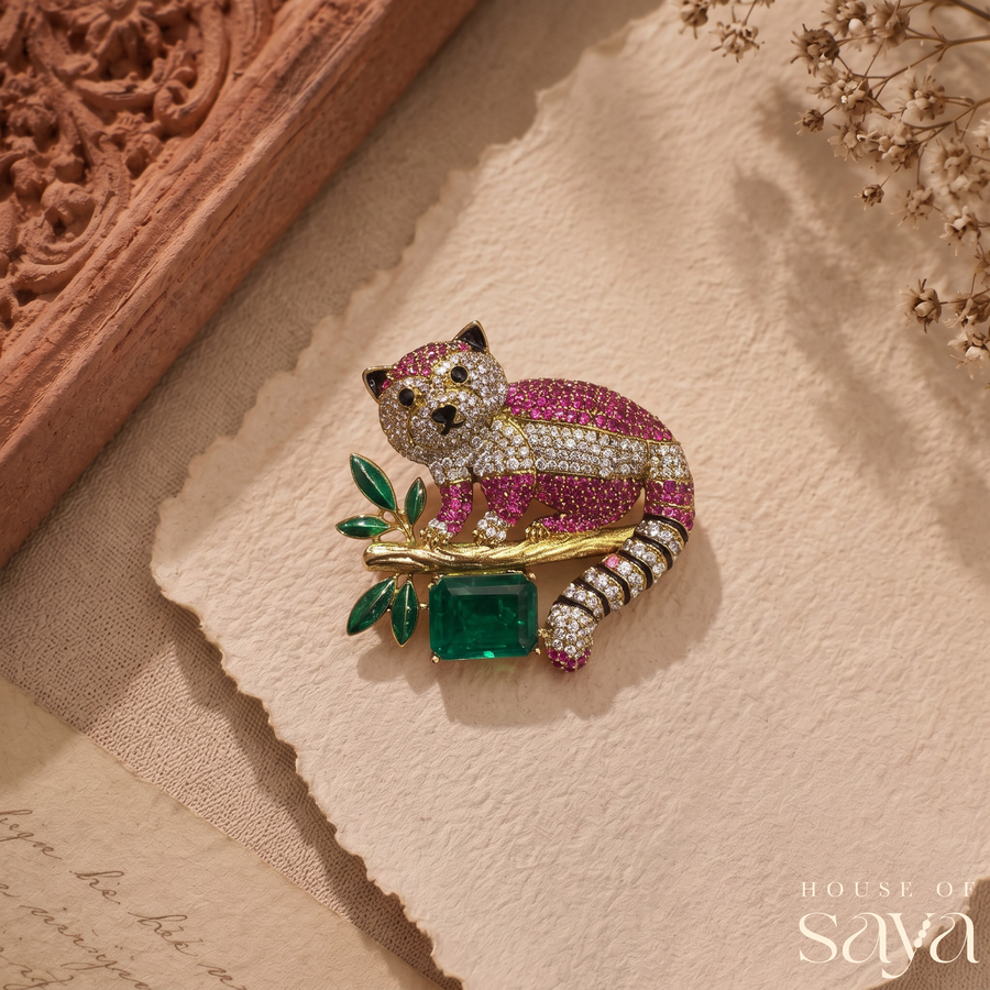 Cute Panda Brooch