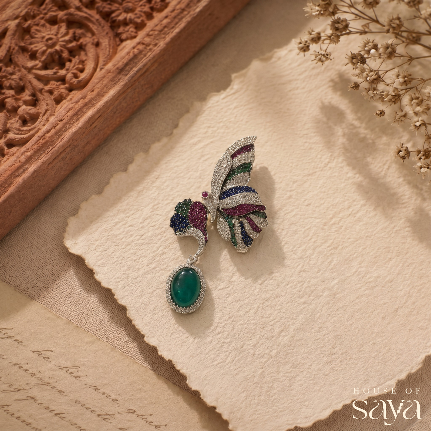 Celestial Butterfly Brooch