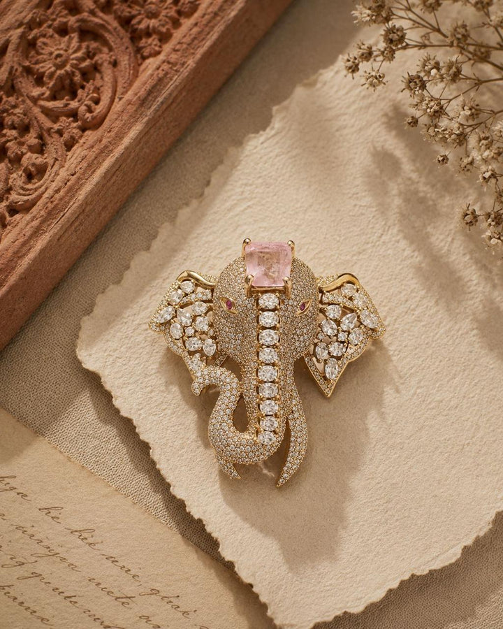Rosé Gajraj Brooch