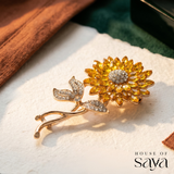 The Sunflower Brooch