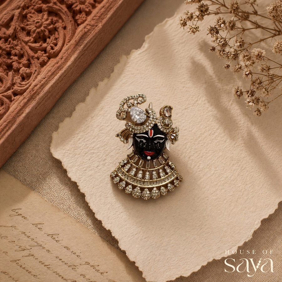 Sheesh Neel Mukut Brooch