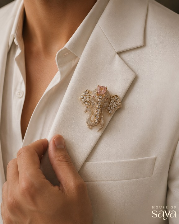 Rosé Gajraj Brooch