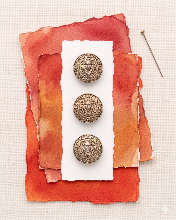 Simha Rajmudra Buttons
