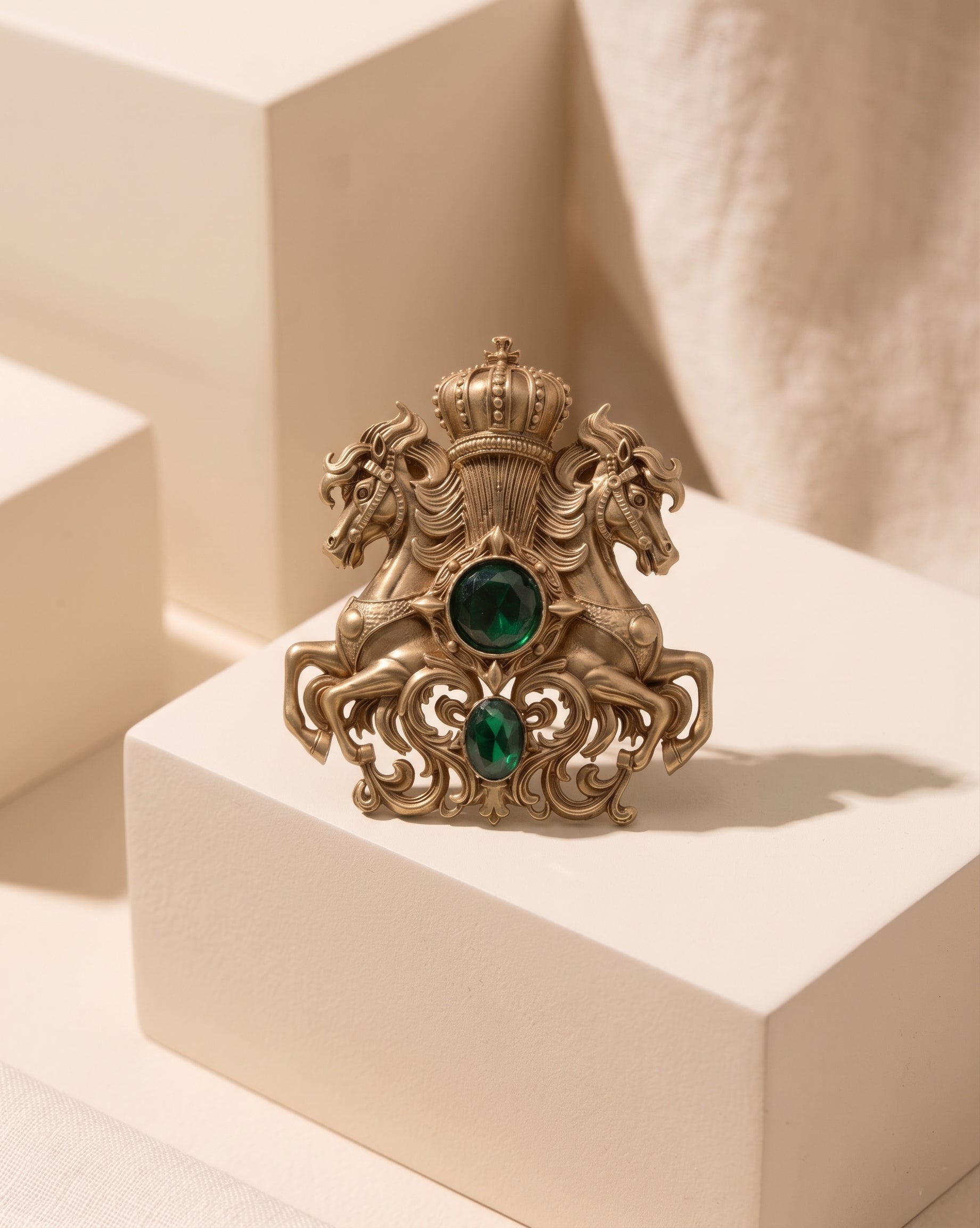 Ashva Rajmudra Brooch