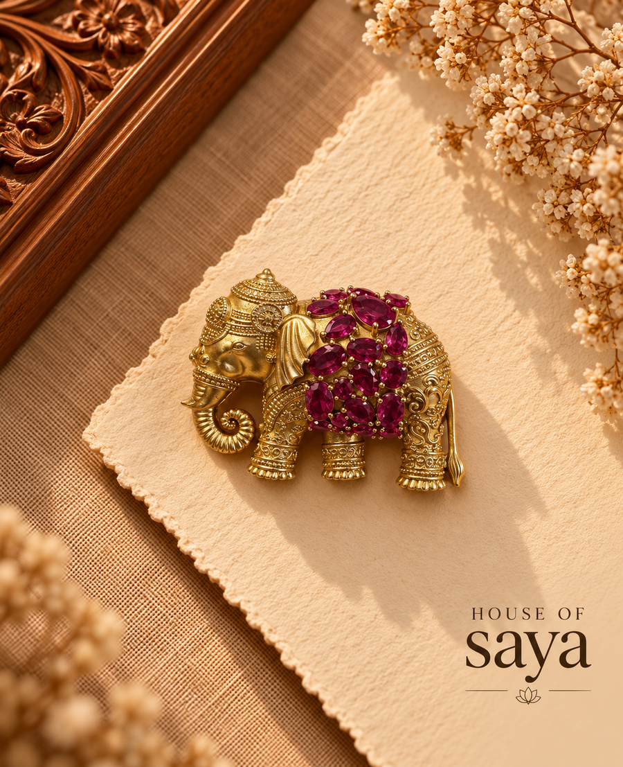 Zarina Elephant Ruby