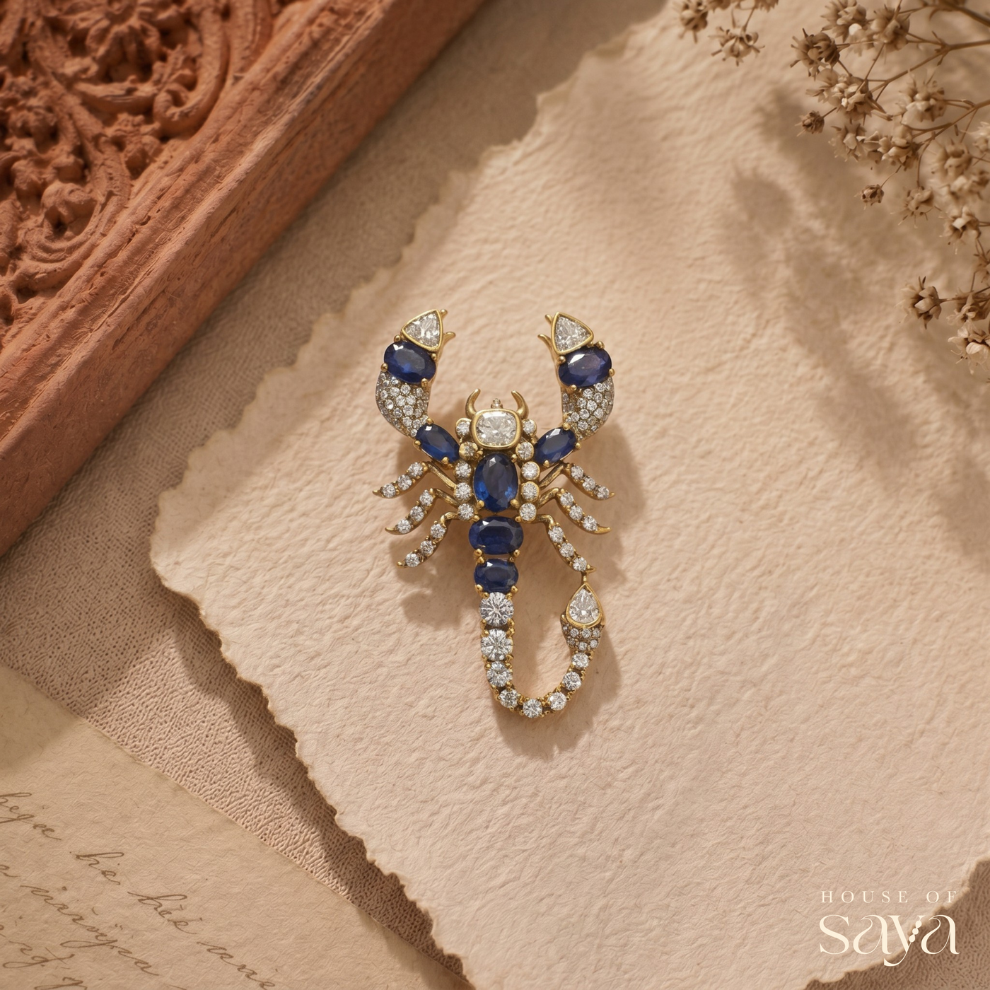 Scorpion Brooch