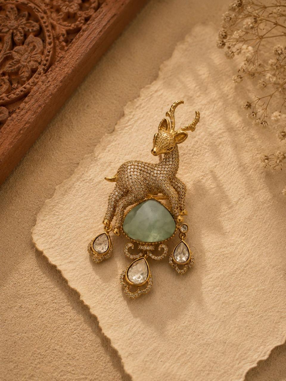 Mrigraj Brooch
