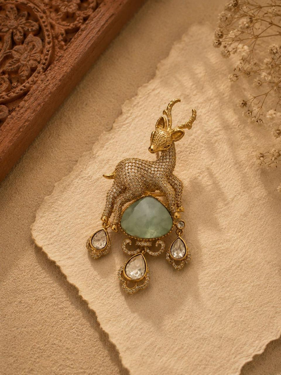 Mrigraj Brooch